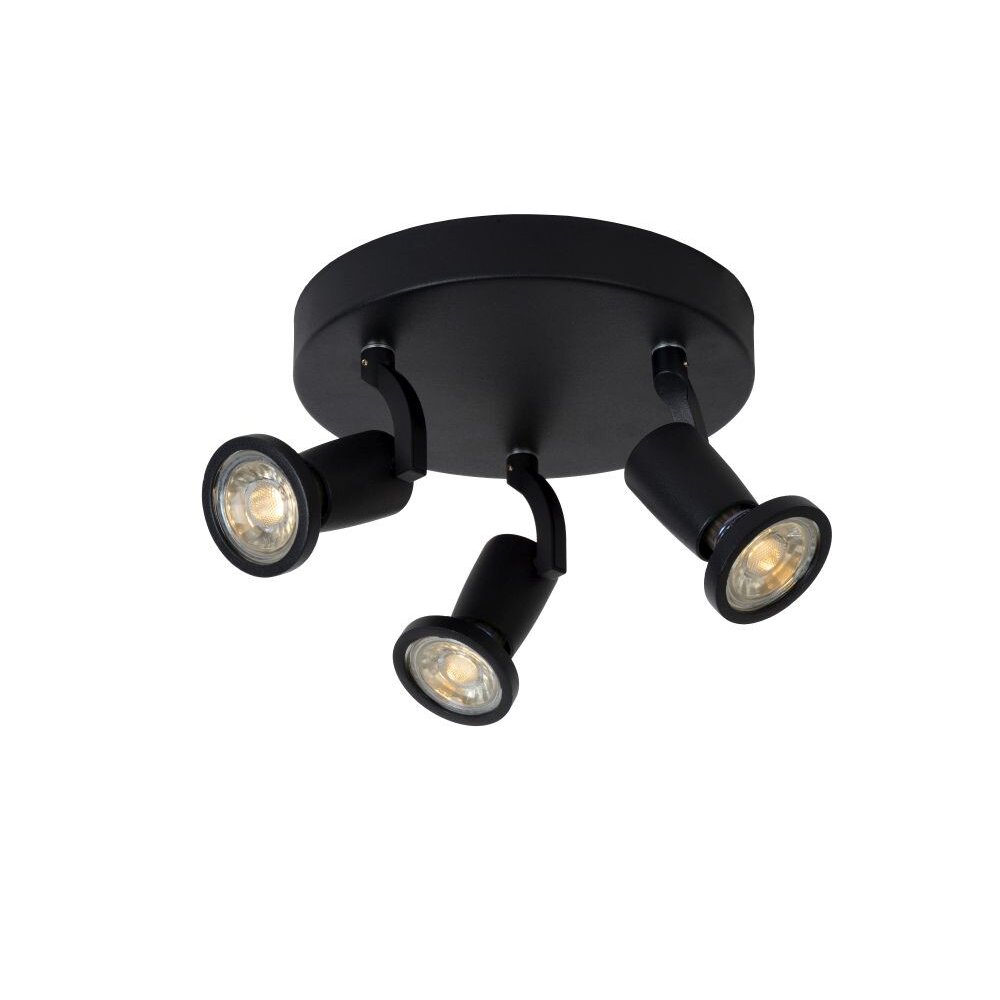 Lucide JASTER Spot Schwarz, 3-flammig main product photo