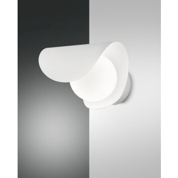 Fabas Luce Adria Wandleuchte LED Weiß, 1-flammig