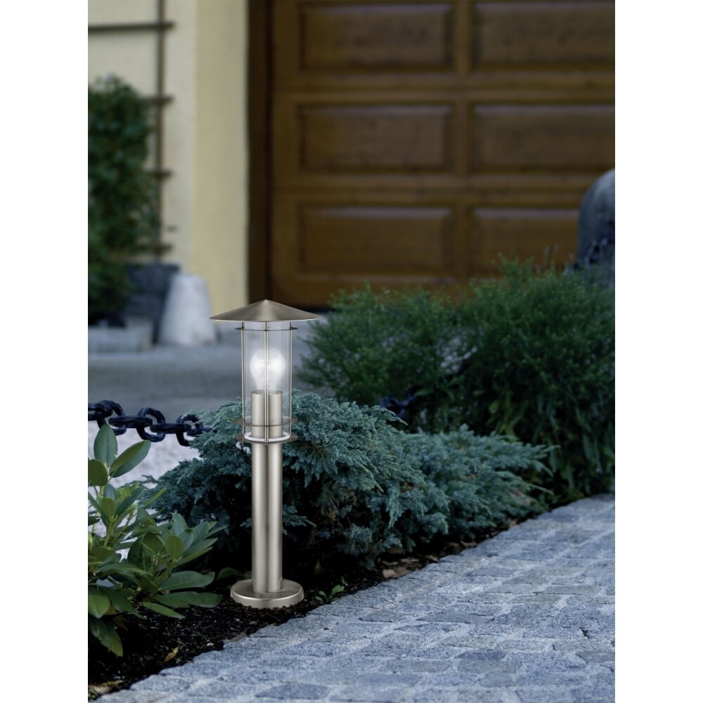 Eglo LISIO Aussenstehleuchte Edelstahl, 1-flammig main product photo