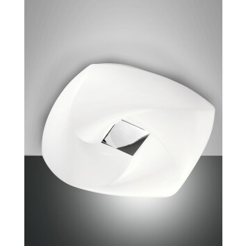 Fabas Luce Arbatax Deckenleuchte LED Weiß, 1-flammig