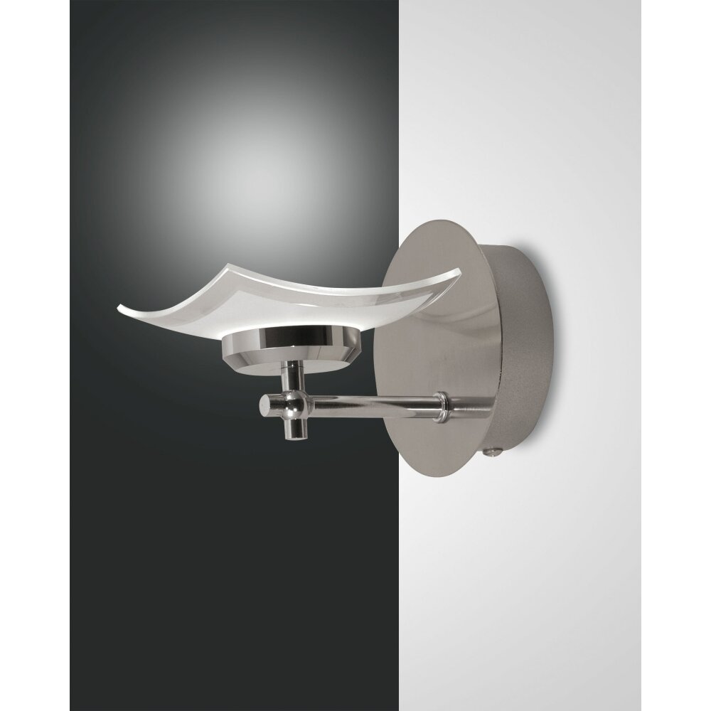Fabas Luce Desus Wandleuchte LED Nickel-Matt, 1-flammig main product photo