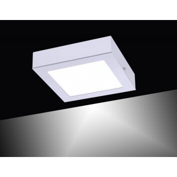 Leuchten Direkt OSKAR Deckenleuchte LED Silber, 1-flammig