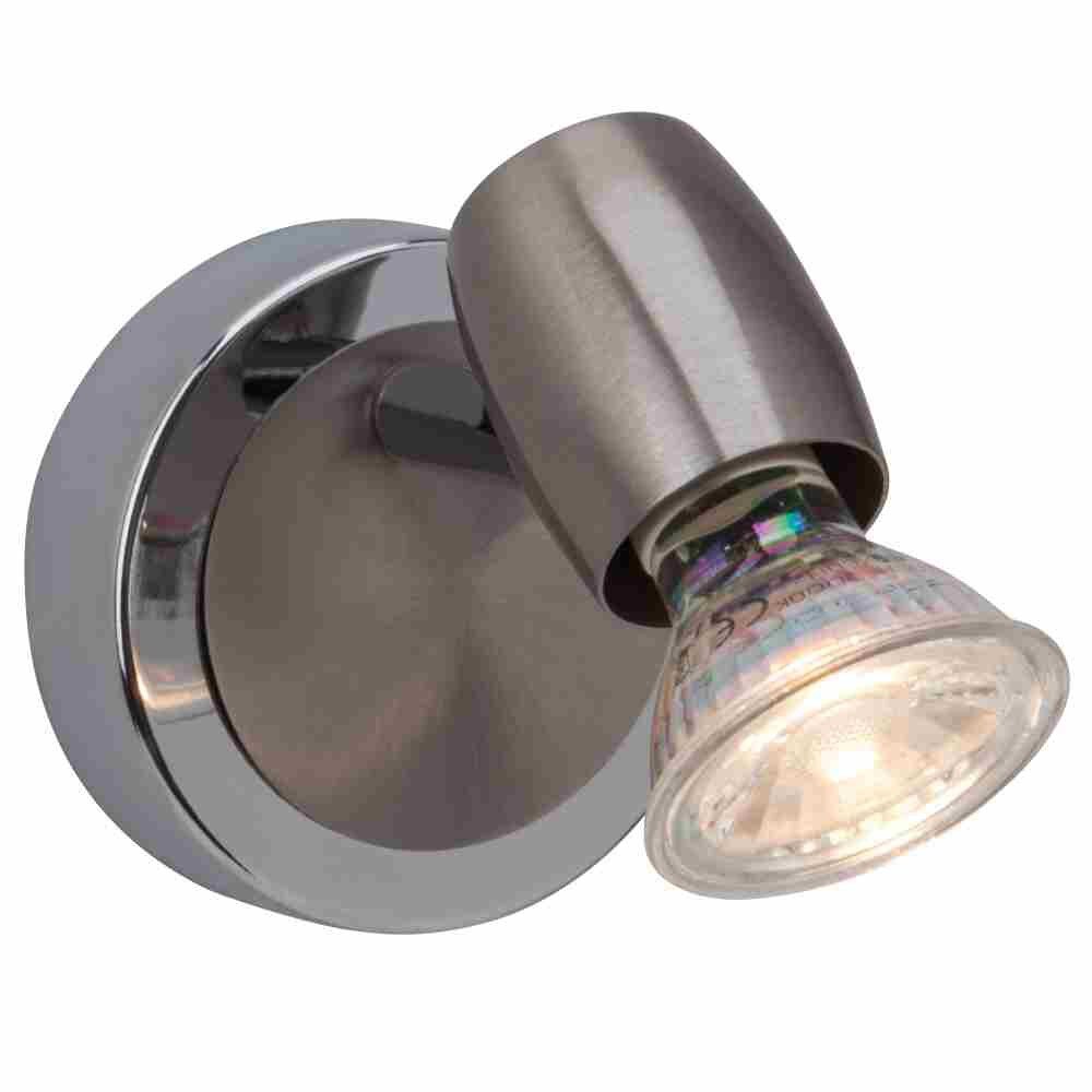 Brilliant Wesley Wandspot LED Chrom, 1-flammig main product photo