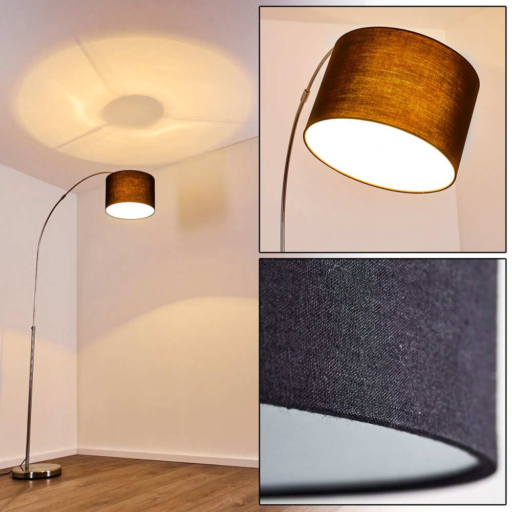 Wiby Bogenlampe Nickel-Matt, 1-flammig main product photo