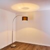 Wiby Bogenlampe Nickel-Matt, 1-flammig