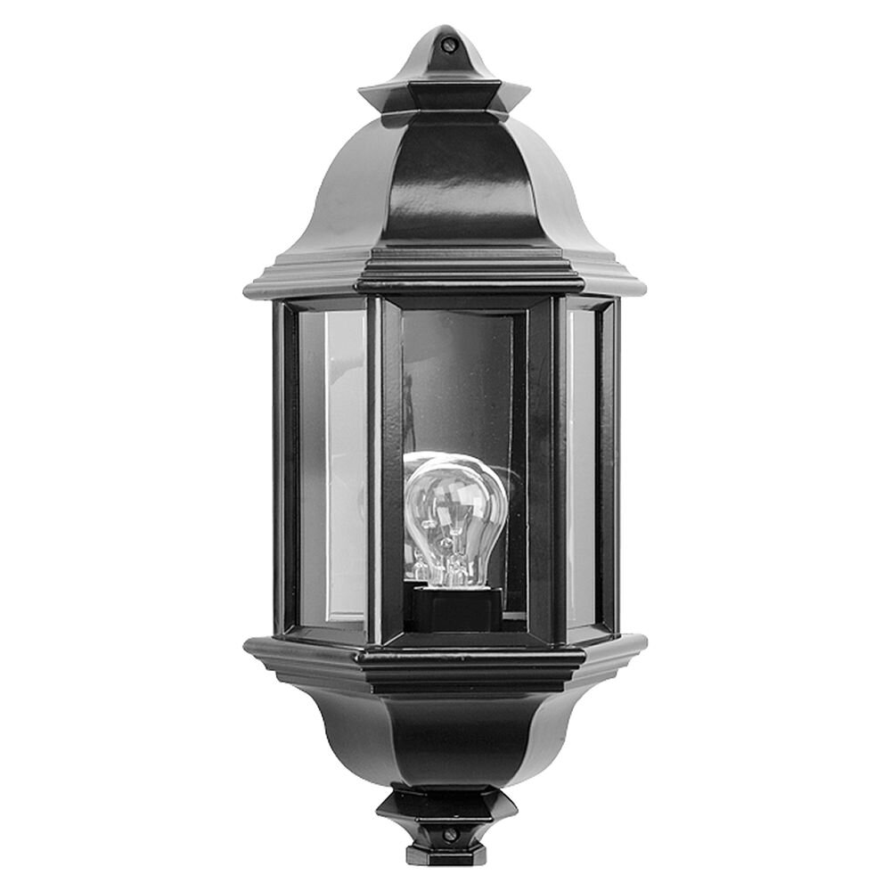 KS Verlichting Turijn Wandleuchte Schwarz, 1-flammig main product photo