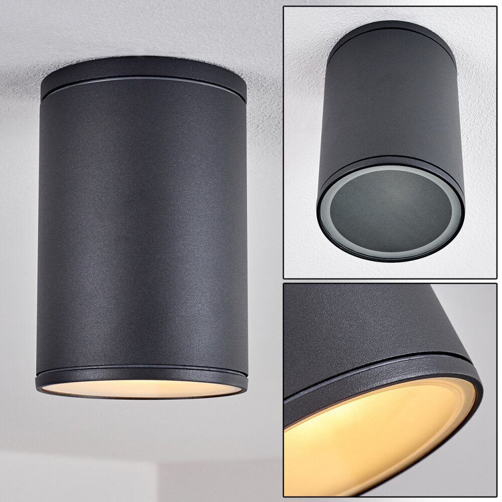 Agua Deckenleuchte Schwarz, 1-flammig main product photo