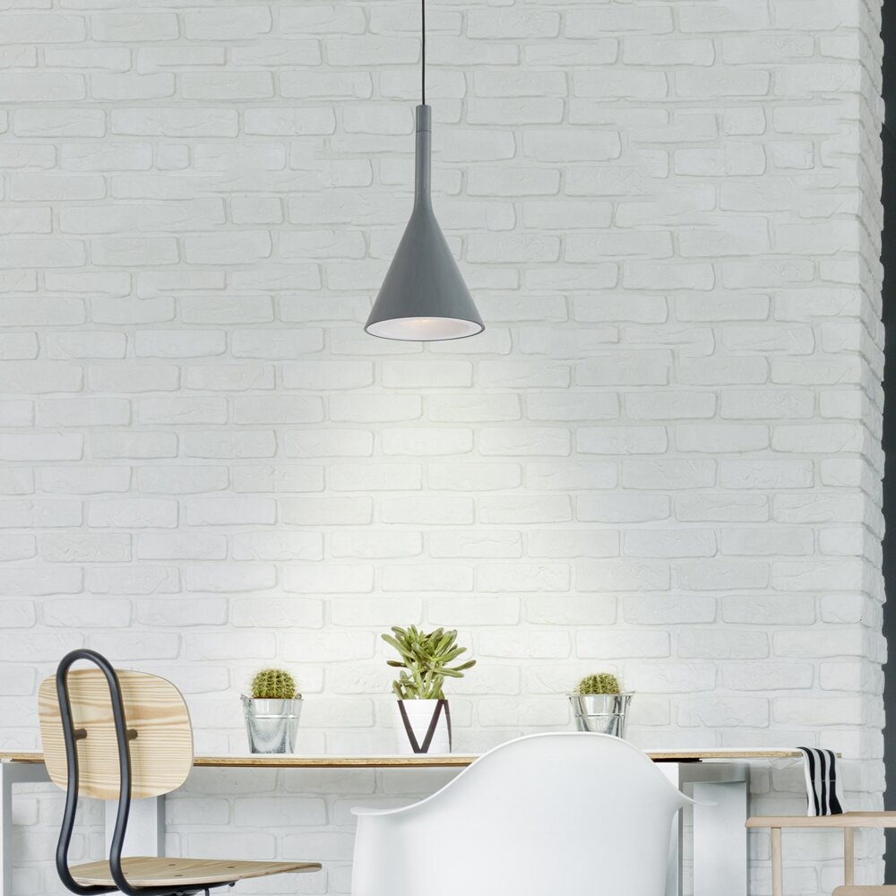 Steinhauer Cornucopia Pendelleuchte Grau, 1-flammig main product photo