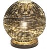 Holländer BUFFONE Tischleuchte Gold, Schwarz, 1-flammig