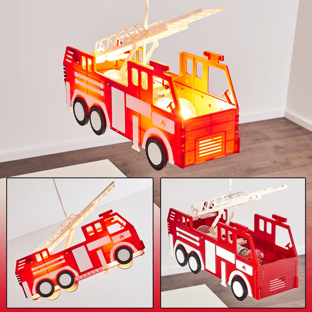 Praya Pendelleuchte Rot, 2-flammig main product photo