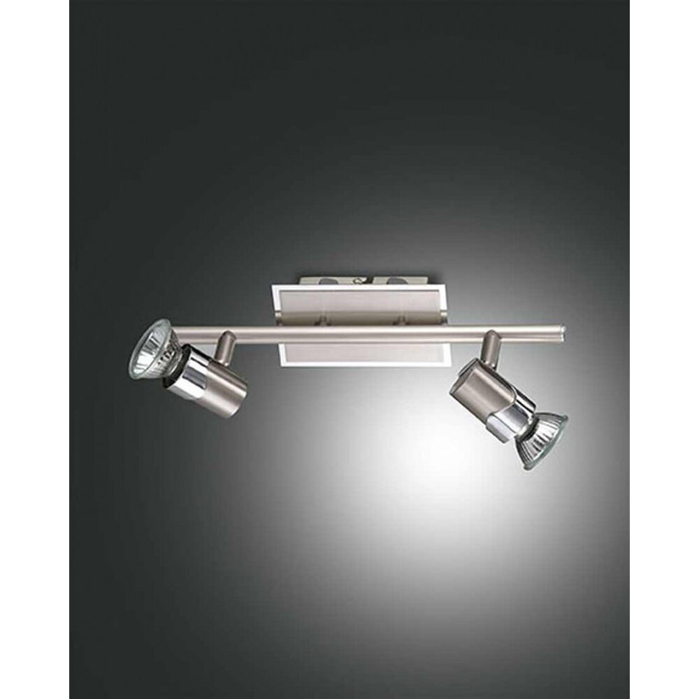 Fabas Luce ALICE Deckenspot Nickel-Matt, 2-flammig main product photo