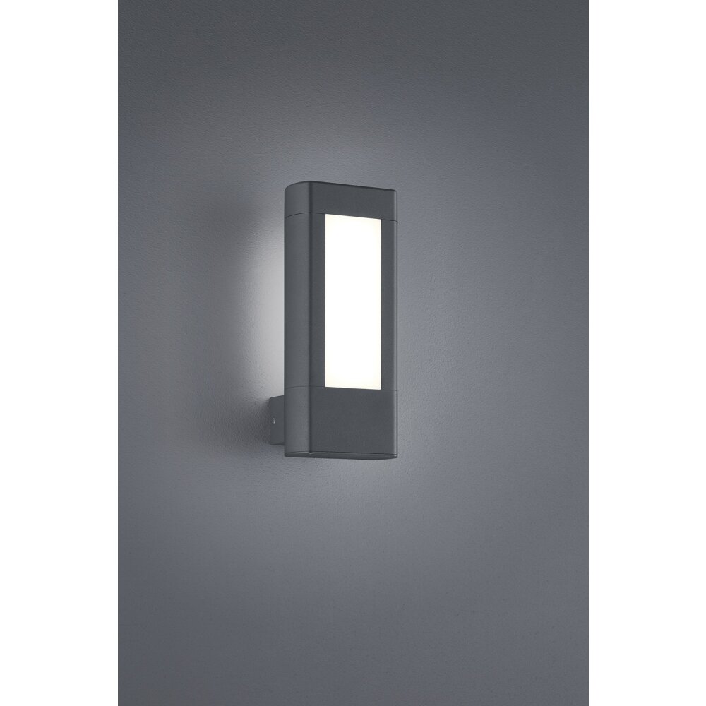 Trio Leuchten RHINE Aussenwandleuchte LED Anthrazit, 2-flammig main product photo