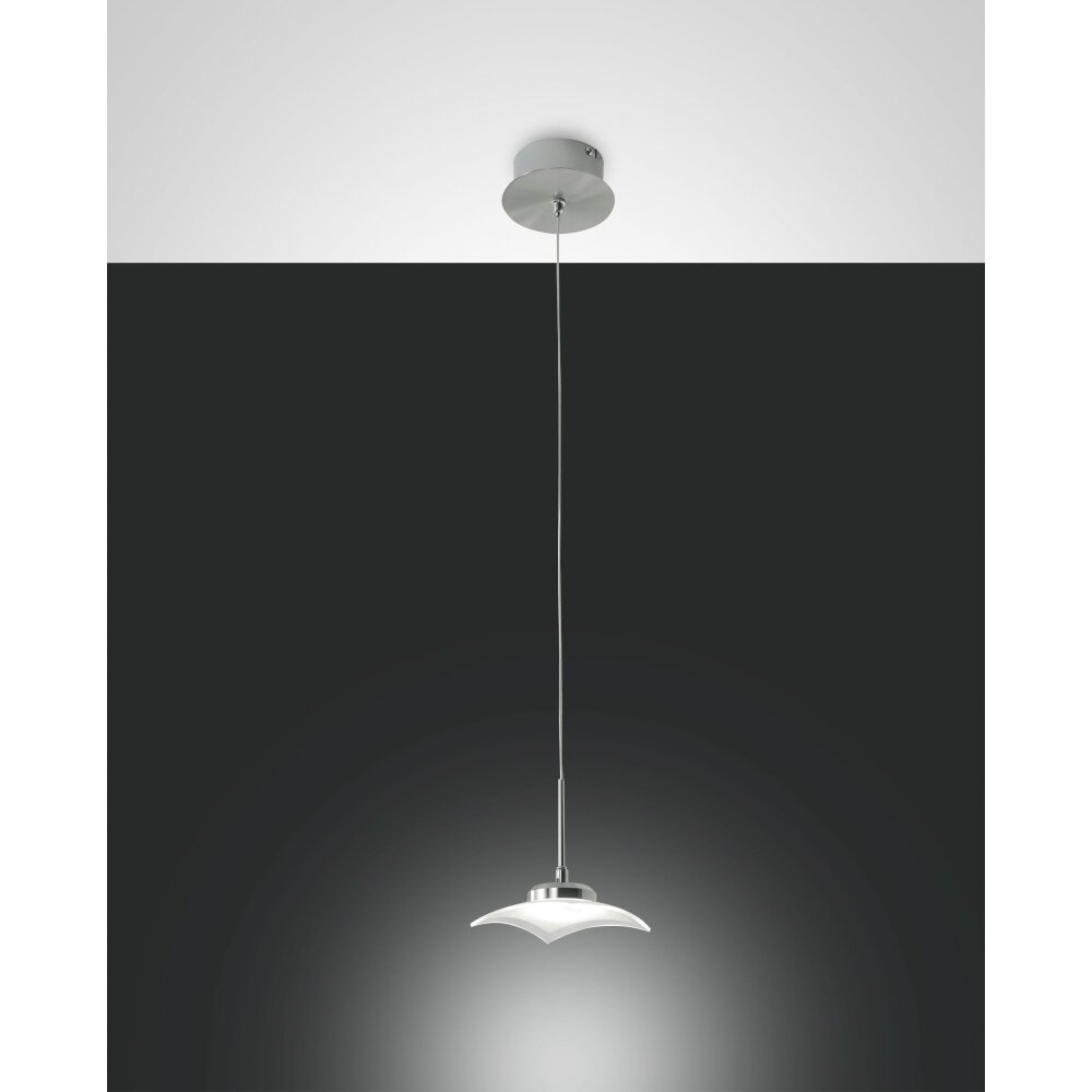 Fabas Luce Desus Pendelleuchte LED Nickel-Matt, 1-flammig main product photo