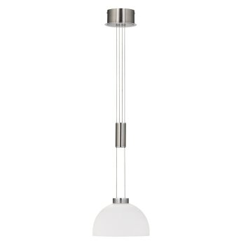 Fischer & Honsel Avignon Pendelleuchte LED Nickel glänzend, 1-flammig