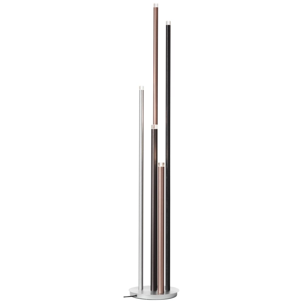 Brilliant Living Cembalo Standleuchte LED Aluminium, 5-flammig main product photo