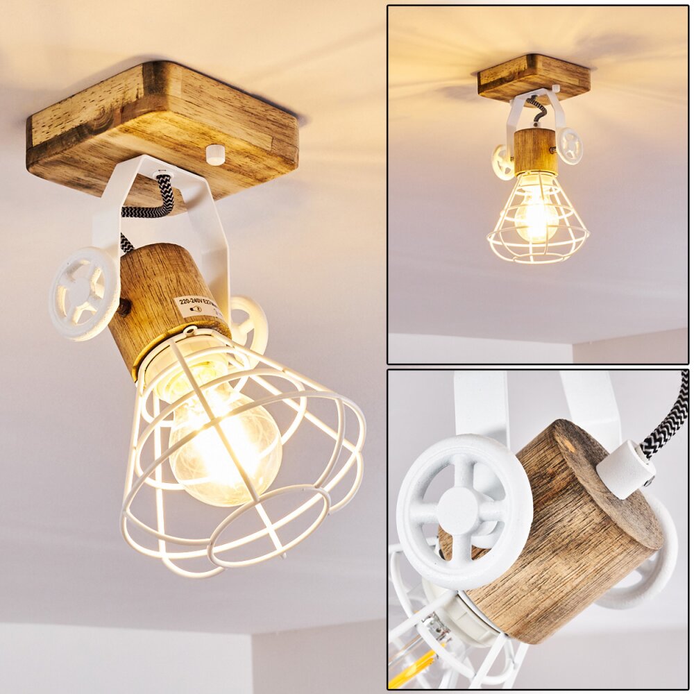 Nifun Deckenleuchte Braun, Weiß, 1-flammig main product photo