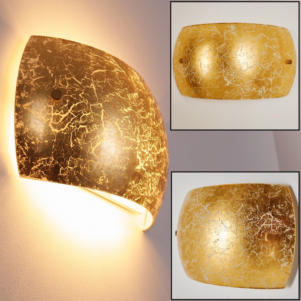 Pilar Wandleuchte Gold, 2-flammig main product photo