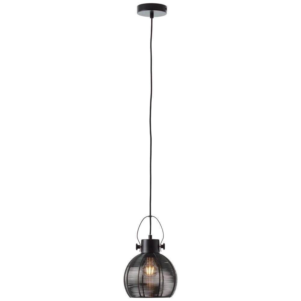 Brilliant Leuchten Sambo Pendelleuchte Schwarz, 1-flammig main product photo