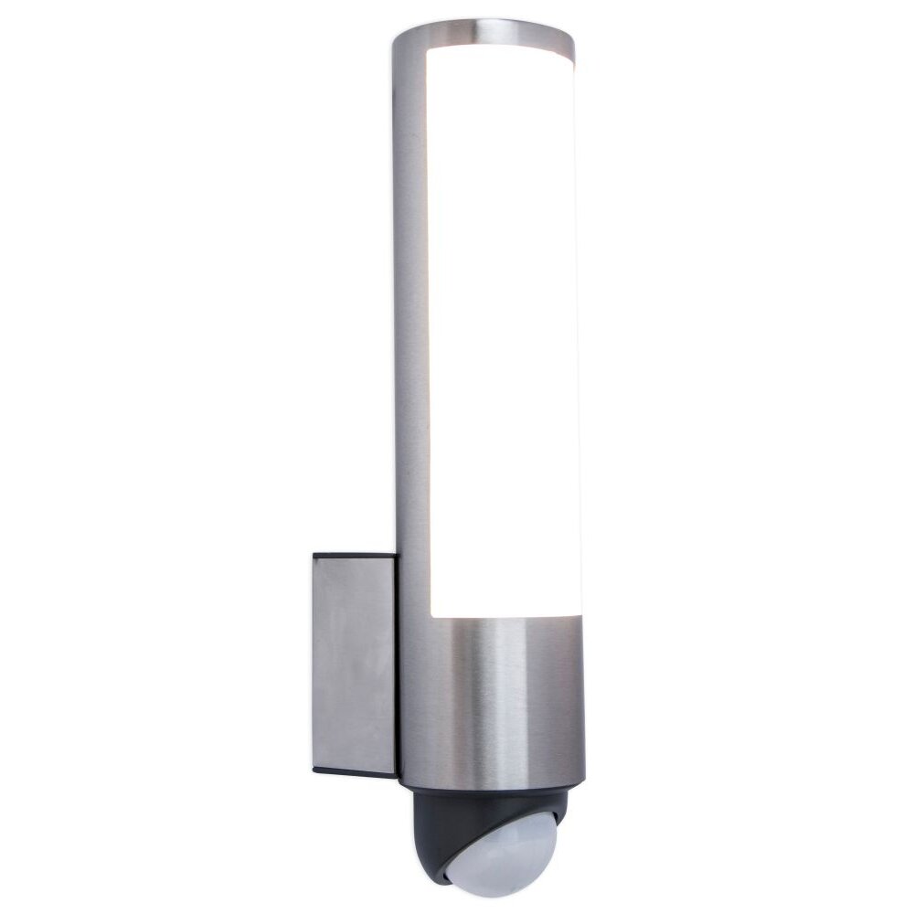 Lutec LEDA Aussenwandleuchte Anthrazit, 1-flammig, Bewegungsmelder main product photo