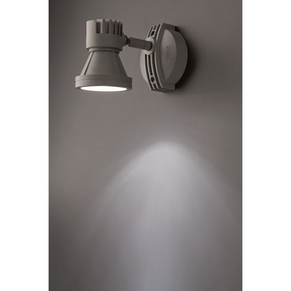 Faro Barcelona MINI-PROJECT Außenstrahler Grau, 1-flammig main product photo