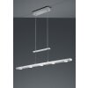 Trio Leuchten LACAL Pendelleuchte LED Nickel-Matt, 7-flammig