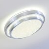 Mirabeau Deckenleuchte LED Aluminium, 2-flammig, Fernbedienung, Farbwechsler