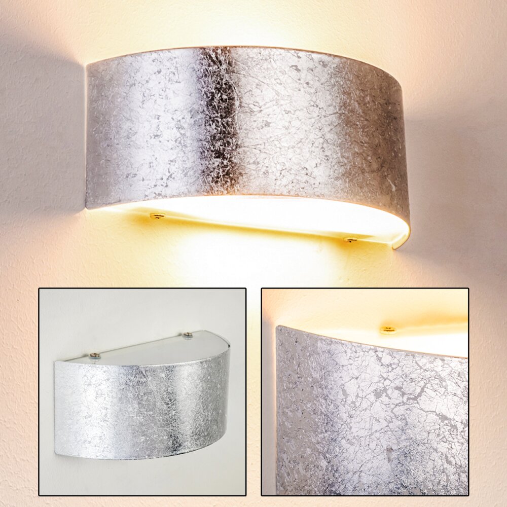 Wandleuchte Lesina M Silber, 2-flammig main product photo