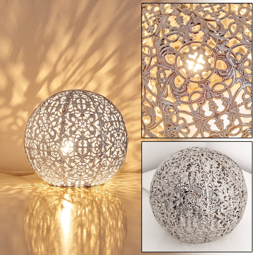 Kobenhavn Tischleuchte Silber, 1-flammig main product photo