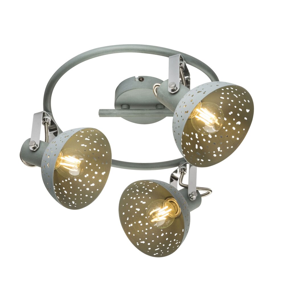 Globo FABIAN Deckenleuchte Grau, 3-flammig main product photo