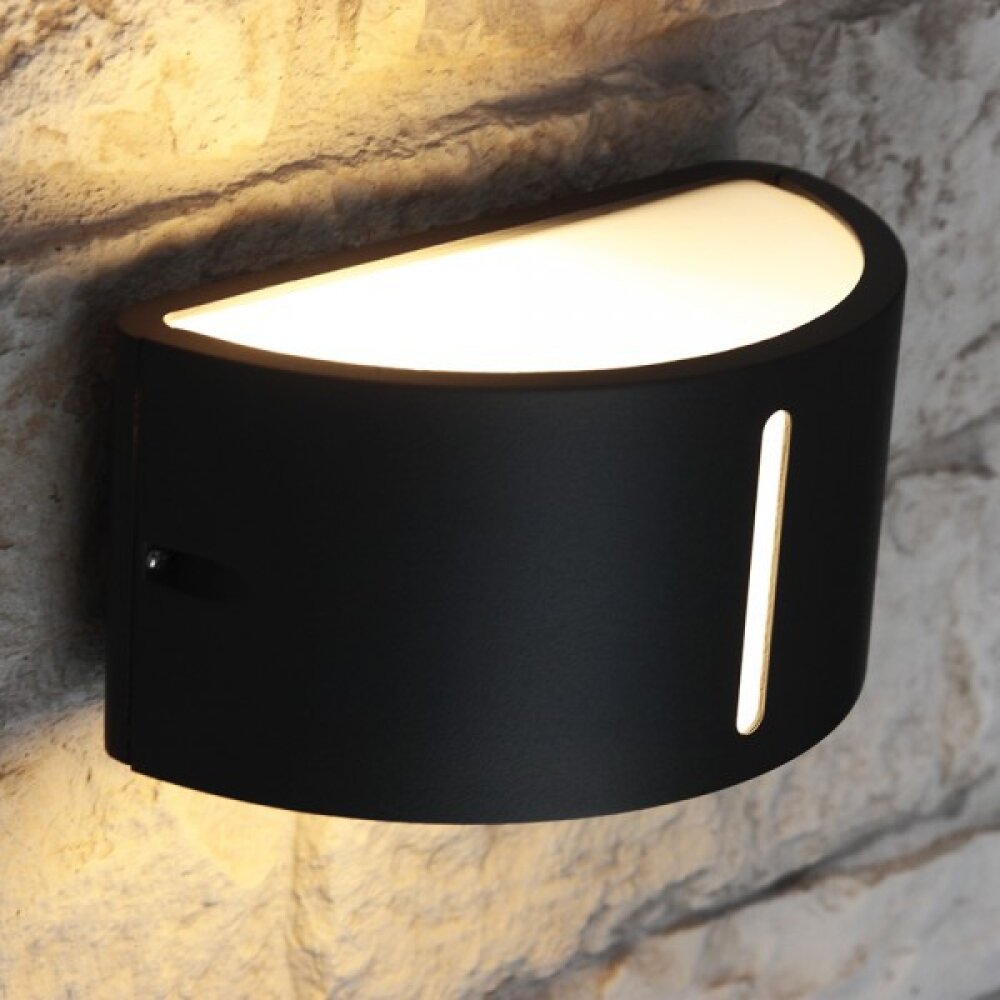 Lutec BONN Außenwandleuchte Anthrazit, 1-flammig main product photo