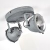 Glostrup Deckenleuchte LED Grau, 2-flammig