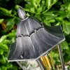 Lignac Außenstehleuchte Schwarz, Silber, 1-flammig, Bewegungsmelder