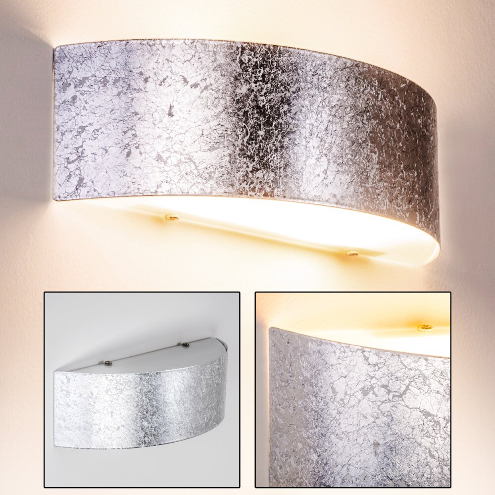 Wandleuchte Lesina L Silber, 2-flammig main product photo