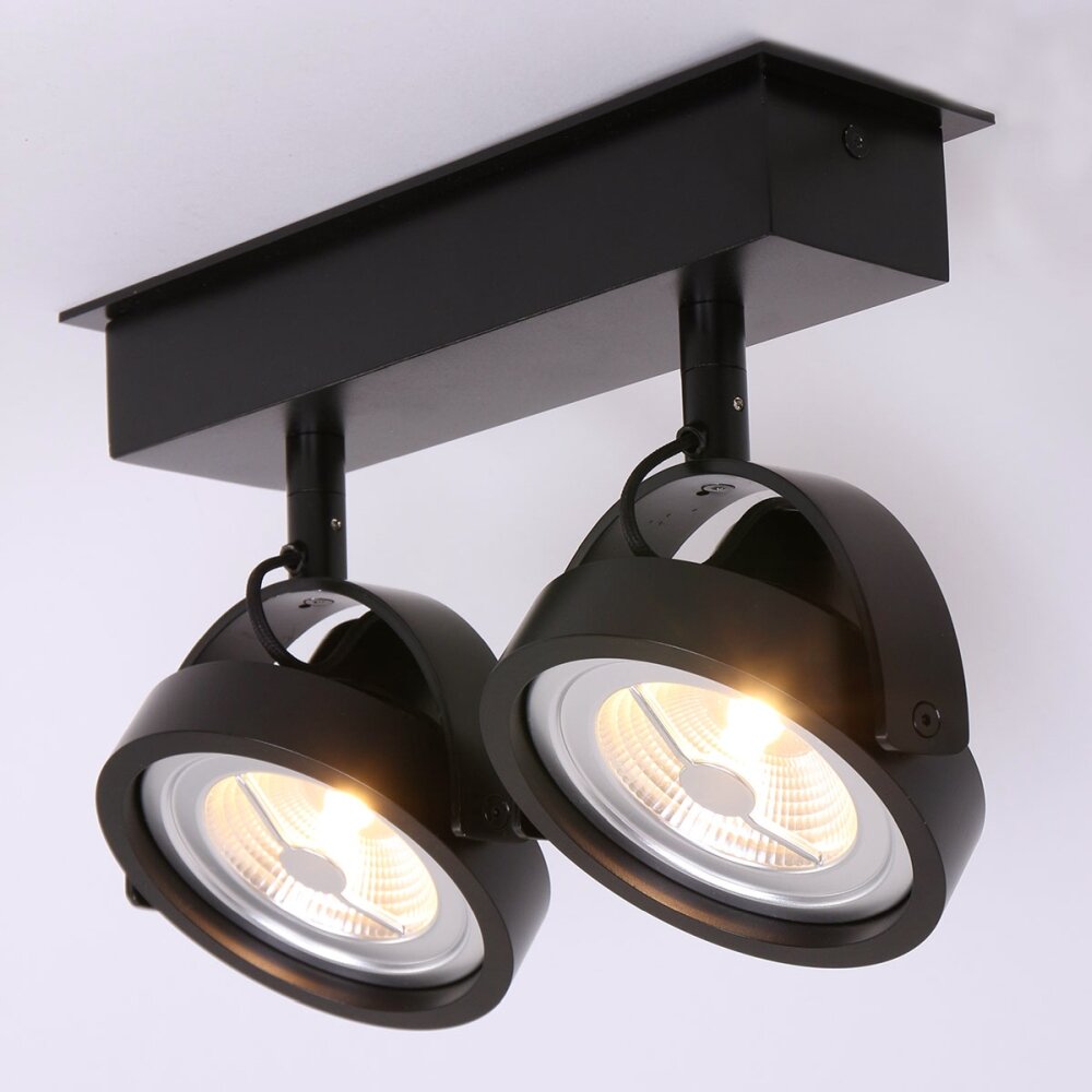 Steinhauer Mexlite Strahler LED Schwarz, 2-flammig main product photo