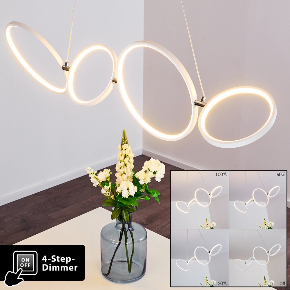 Rodekro Pendelleuchte LED Weiß, 1-flammig main product photo