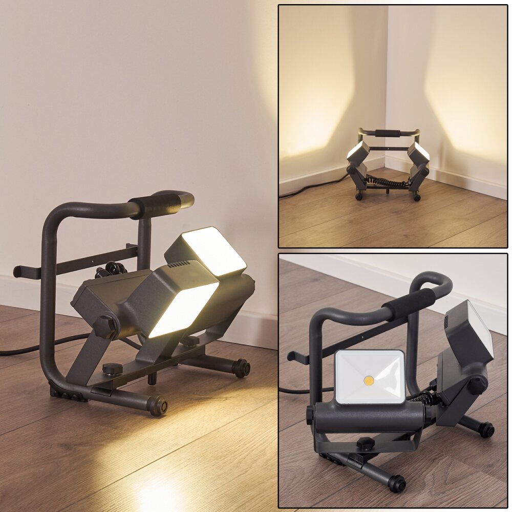 Dyndved Außenstrahler LED Grau, 2-flammig main product photo