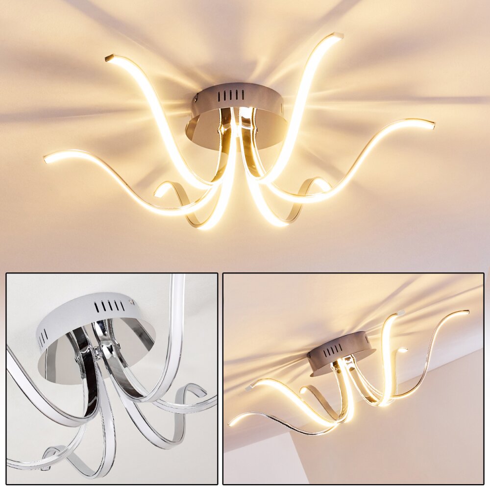 Wikon Deckenleuchte LED Chrom, 6-flammig main product photo
