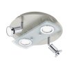 Eglo PAWEDO 1 Deckenleuchte LED Chrom, Nickel-Matt, 4-flammig