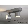 Philips STAR Aufbauspot LED Aluminium, Edelstahl, 2-flammig