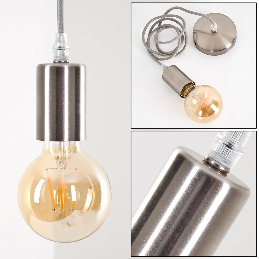 Cispus Hängeleuchte Nickel-Matt, 1-flammig main product photo