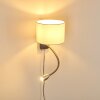 Wiby Wandleuchte LED Nickel-Matt, 2-flammig