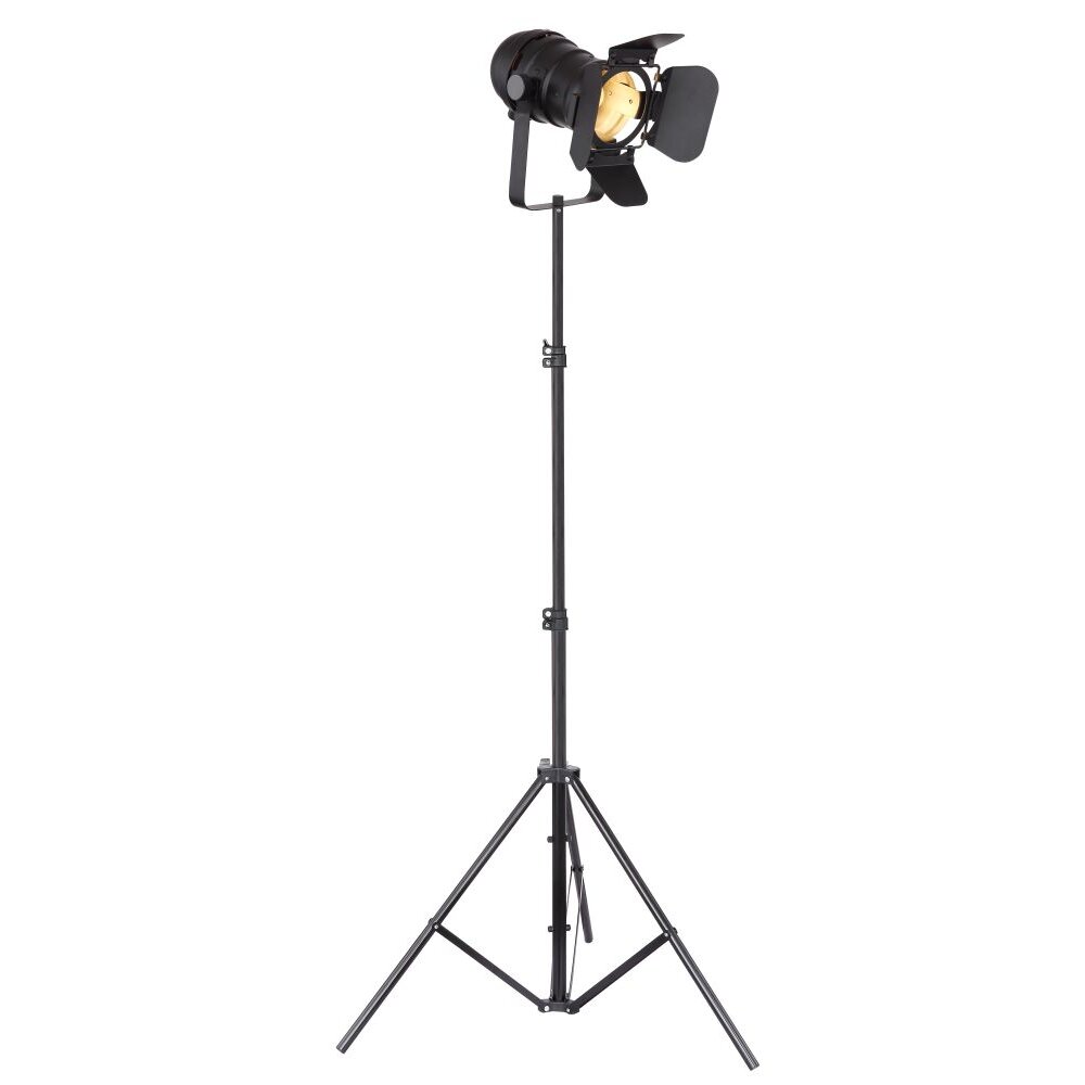 Globo EGON Stehleuchte Schwarz, 1-flammig main product photo