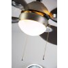 Globo WADE Ventilator Edelstahl, Nickel-Matt, 1-flammig