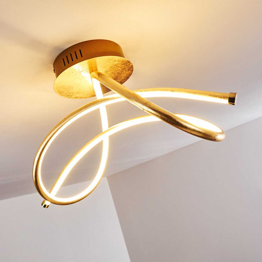 Wengi Deckenleuchte LED Gold, 1-flammig Gold H3269213-DO1