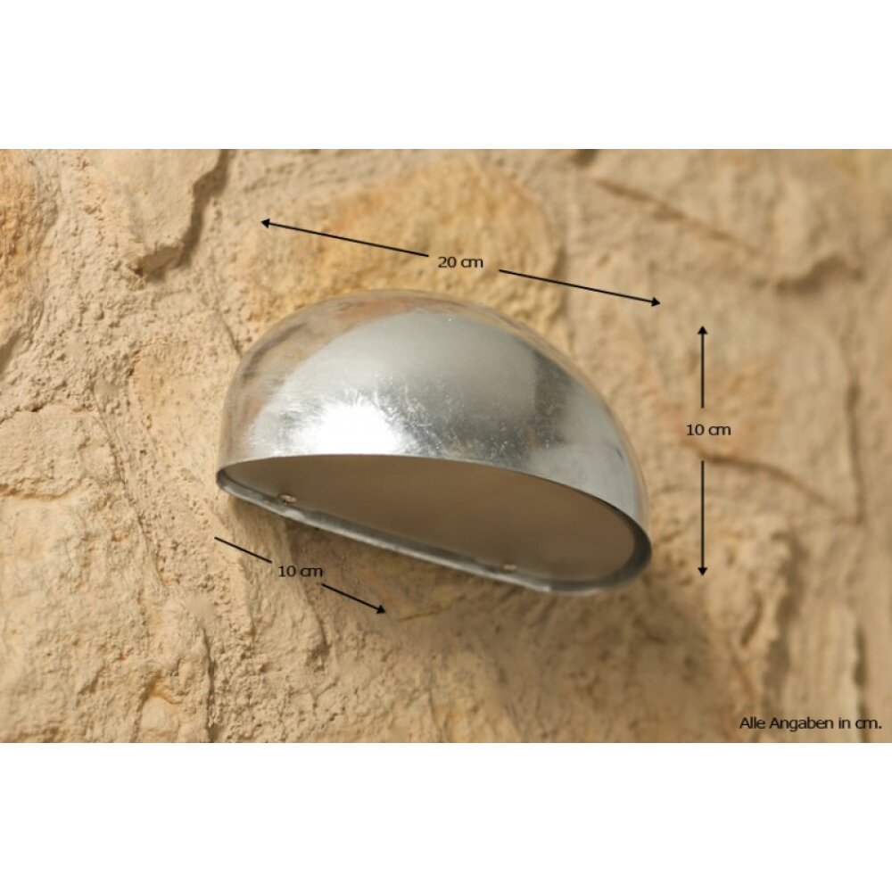 Nordlux SCORPIUS Außenwandleuchte Edelstahl, Verzinkt, 1-flammig main product photo