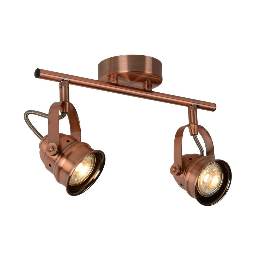 Lucide CIGAL Spot Kupferfarben, 2-flammig main product photo
