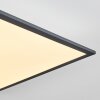 Salmi Deckenpanel LED Grau, Weiß, 1-flammig