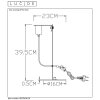 Lucide MALCOLM Tischlampe Schwarz, 1-flammig