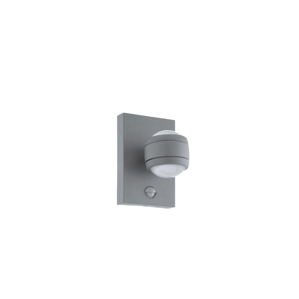 Eglo SESIMBA 1 Außenwandleuchte LED Silber, 2-flammig main product photo