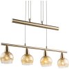 Globo Isla Hängeleuchte LED Bronze, 4-flammig